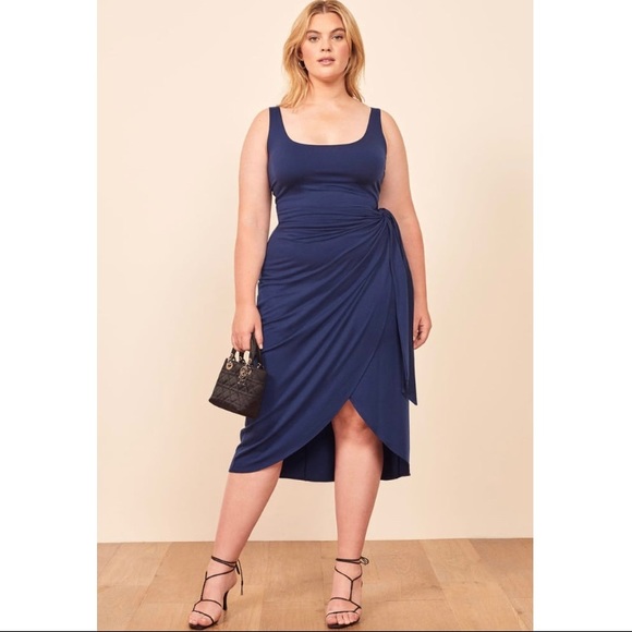 reformation kaila wrap dress